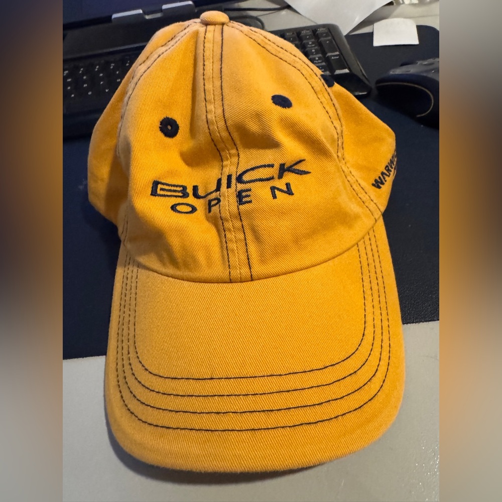 Yellow Buick open hat